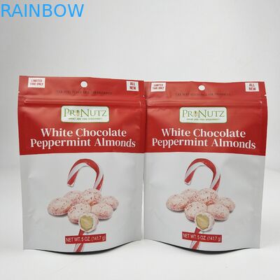 ফ্রিজড প্লাস্টিকের জিপার ব্যাগ গন্ধ প্রুফ আর্দ্রতা প্রুফ কম MOQ মুদ্রণ ডিজিটাল মুদ্রিত স্ট্যান্ড আপ পকেট