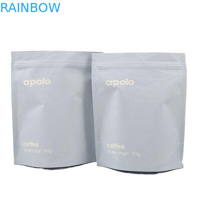 গরম বিক্রয় cuCstom কফি প্রোটিন পাউডার জন্য মুদ্রিত ইকো বন্ধুত্বপূর্ণ পুনরায় বন্ধযোগ্য Kraft কাগজ পকেট