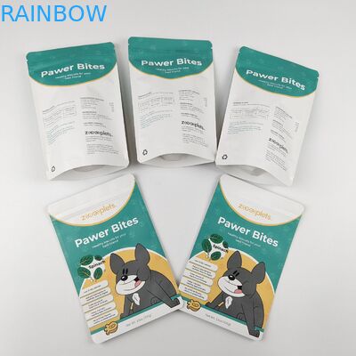 ম্যাট ফিনিস হিট সিল ফুড গ্রেড কাস্টমাইজড লোগো ডিজিটাল প্রিন্টিং অ্যালুমিনিয়াম ফয়েল স্ট্যান্ড আপ প্যাকেজিং ব্যাগ