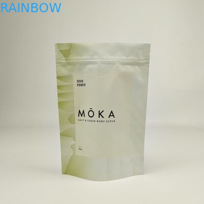 প্রাইভেট লেবেল স্পা প্রাকৃতিক স্নান লবণ প্যাকেজিং ব্যাগ কাস্টম ডিজিটাল মুদ্রিত স্ট্যান্ড আপ জিপলক মাইলার ব্যাগ শরীরের স্ক্রাব ব্যাগ জন্য