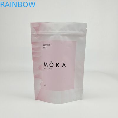 পাইকারি কাস্টম মুদ্রিত স্ট্যান্ড আপ ডয়প্যাক মাইলার 100 গ্রাম 250 গ্রাম 500 গ্রাম বডি স্ক্রাব ব্যাগ স্নান লবণ প্যাকেজিং ব্যাগ