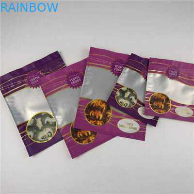 আপনার নিজস্ব লোগো কাস্টমাইজ করুন ডিজিটাল প্রিন্টিং জিপলক ভোজ্য সামগ্রী উইন্ডো সহ স্ট্যান্ড আপ প্যাকেজিং ব্যাগ