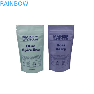 ডিজিটাল মুদ্রিত মাইলার ব্যাগ গন্ধ প্রতিরোধী কফি পাউডার প্যাকেজিং অ্যালুমিনিয়াম ফয়েল সহ স্ট্যান্ড আপ জিপ লক ব্যাগ