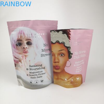 কারখানার কাটিয়া মুদ্রিত প্লাস্টিকের স্ট্যান্ড আপ ব্যাগ লোগো প্রিন্টিং সহ পুনরায় বন্ধযোগ্য প্লাস্টিকের ব্যাগ