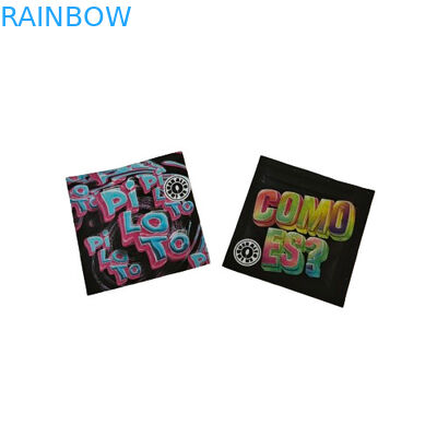 পরিষ্কার উইন্ডো পাউডার প্যাকেজিং প্লাস্টিকের ব্যাগ সহ গন্ধ প্রতিরোধী পুনরায় বন্ধযোগ্য নমুনা প্যাকেট