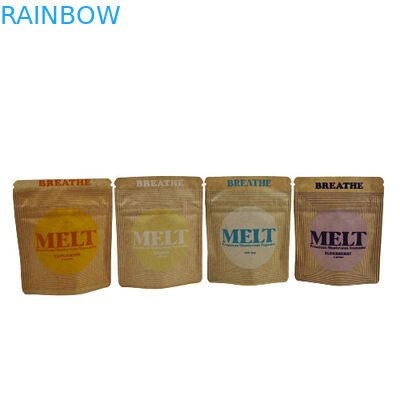 কাস্টম স্ট্যান্ড আপ ব্যাগ ইকো বন্ধুত্বপূর্ণ বায়োডেগ্রেডেবল প্যাকেজিং ক্রাফ্ট কসমেটিক স্ট্যান্ড আপ প্যাকেট