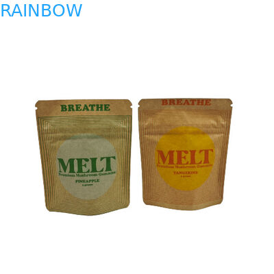 কাস্টম স্ট্যান্ড আপ ব্যাগ ইকো বন্ধুত্বপূর্ণ বায়োডেগ্রেডেবল প্যাকেজিং ক্রাফ্ট কসমেটিক স্ট্যান্ড আপ প্যাকেট