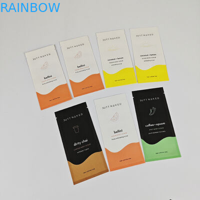 কাস্টমাইজড 10g 20g 30g কফি চা ফুড প্যাকেজিং ব্যাগ পুনর্ব্যবহারযোগ্য বায়োডেগ্রেডেবল ক্রাফ্ট পেপার ব্যাগ