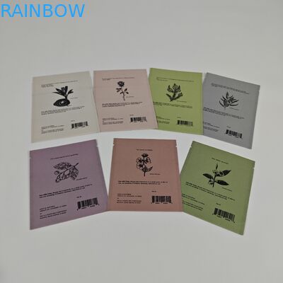 জিপলক বায়োডেগ্রেডেবল ক্রাফ্ট স্ট্যান্ড আপ প্যাচ ডিজিটাল প্রিন্টিং পুনরায় সিলযোগ্য মাইলার ব্যাগ