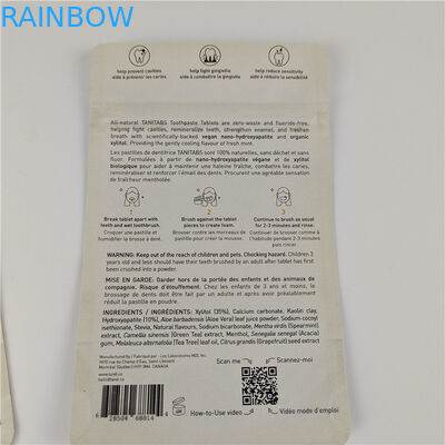 নতুন ডিজাইন কাস্টমাইজড আকার এবং রং উপলব্ধ খাদ্য প্যাকেজিং জন্য ফ্ল্যাট পকেট প্যাকেজিং