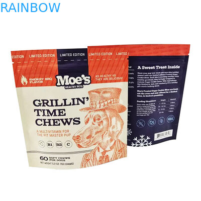 চা ব্যাগের জন্য পুনরায় বন্ধযোগ্য স্ট্যান্ড আপ প্যাকেজ কাস্টম যে কোনও আকারের প্যাকেজিং