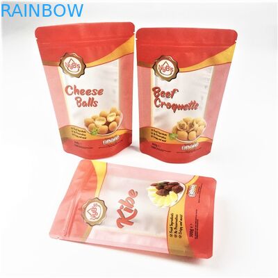 পশু খাদ্য প্যাকেজিং ব্যাগ সঙ্গে স্ট্যান্ড আপ পশু ট্রিট টোট