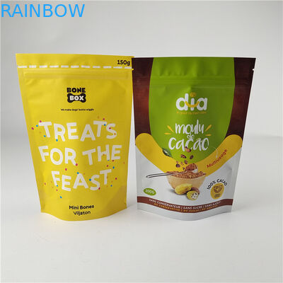 উচ্চ মানের কাস্টম ডিজিটাল প্রিন্টিং পিই পুনরায় ব্যবহারযোগ্য জিপার পকেট প্লাস্টিকের স্ট্যান্ড আপ মাইলার ব্যাগ