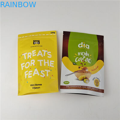 উচ্চ মানের কাস্টম ডিজিটাল প্রিন্টিং পিই পুনরায় ব্যবহারযোগ্য জিপার পকেট প্লাস্টিকের স্ট্যান্ড আপ মাইলার ব্যাগ