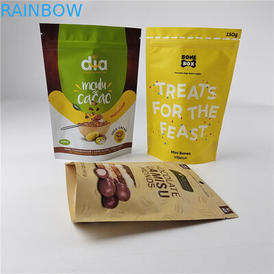 উচ্চ মানের কাস্টম ডিজিটাল প্রিন্টিং পিই পুনরায় ব্যবহারযোগ্য জিপার পকেট প্লাস্টিকের স্ট্যান্ড আপ মাইলার ব্যাগ