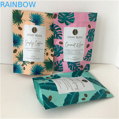 সর্বশেষতম পুনরায় বন্ধযোগ্য আর্দ্রতা প্রতিরোধী ল্যামিনেটেড অ্যালুমিনিয়াম ফয়েল মাইলার প্যাকেট স্নান লবণের প্যাকেজিং