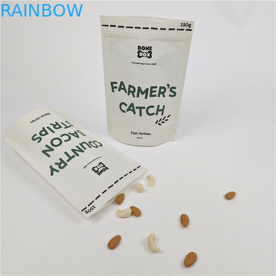 কাস্টম ডিজিটাল প্রিন্টিং স্ট্যান্ড আপ জিপার ব্যাগ গন্ধ প্রতিরোধী ক্রাফ্ট কাগজ ব্যাগ কাস্টম প্রিন্টিং বায়োডেগ্রেডেবল কাগজ ব্যাগ