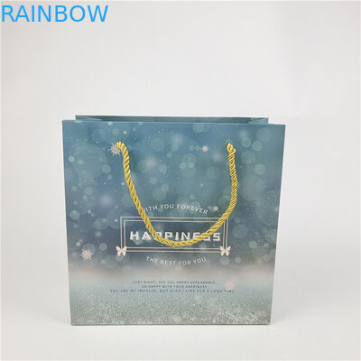 সর্বাধিক বিক্রিত পুনর্ব্যবহারযোগ্য পরিবেশ বান্ধব লোগো মুদ্রিত শপিং পেপার ব্যাগ প্যাকেজিং সাদা 110 গ্রাম পুনরায় ব্যবহারযোগ্য