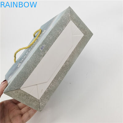 সর্বাধিক বিক্রিত পুনর্ব্যবহারযোগ্য পরিবেশ বান্ধব লোগো মুদ্রিত শপিং পেপার ব্যাগ প্যাকেজিং সাদা 110 গ্রাম পুনরায় ব্যবহারযোগ্য