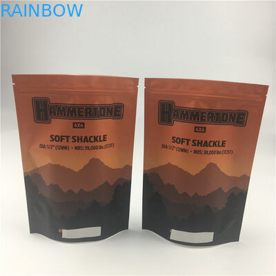 ক্রাফ্ট পেপার ব্যাগ চা ব্যাগ তিন পাশের সিলিং ব্যাগ এবং ডিগ্যাসিং ভালভ সহ প্যাকেজিং