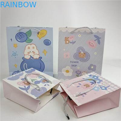 প্রচারমূলক গুণমান নিশ্চিতকরণ কাস্টম ডিজিটাল মুদ্রণ লোগো মুদ্রিত শপিং পেপার ব্যাগ প্যাকেজিং