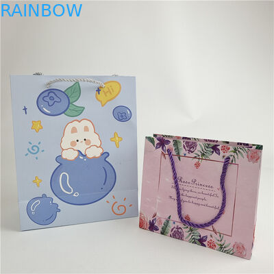 প্রচারমূলক গুণমান নিশ্চিতকরণ কাস্টম ডিজিটাল মুদ্রণ লোগো মুদ্রিত শপিং পেপার ব্যাগ প্যাকেজিং