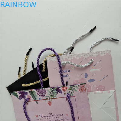 সর্বশেষ গ্রহণ করা হয়েছে 10 টি পর্যন্ত রঙ উপলব্ধ কাস্টম ডিজিটাল মুদ্রণ লোগো মুদ্রিত শপিং কাগজ ব্যাগ প্যাকেজিং