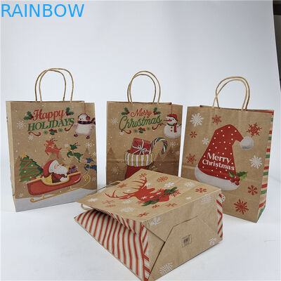 উপহার / পোশাক / শপিংয়ের জন্য কাস্টমাইজড কাগজের ব্যাগ