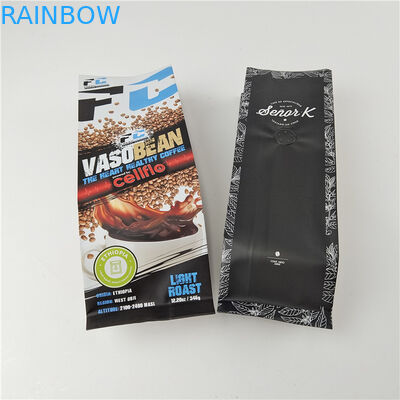 সেরা বিক্রয়যোগ্য পুনর্ব্যবহারযোগ্য পরিবেশগতভাবে বন্ধুত্বপূর্ণ কফি বীজের জন্য গ্যাসেট প্যাকেজিং ব্যাগ 250G 500G 1 কেজি