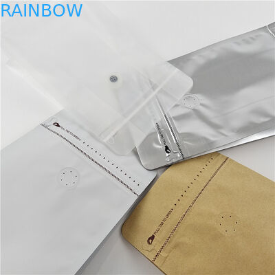 গুণমান নিশ্চিতকরণ কাস্টম ডিজিটাল প্রিন্টিং স্টোরেজ জিপ লক প্যাকস স্তরিত অ্যালুমিনিয়াম ফয়েল ব্যাগ