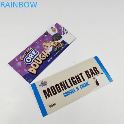 পরিবেশ বান্ধব ফয়েল প্যাকেজ কাস্টম মুদ্রিত স্ট্যান্ড আপ প্যাকেজ চকোলেট এনার্জি বার কুকিজ স্ন্যাক প্যাকেজিং