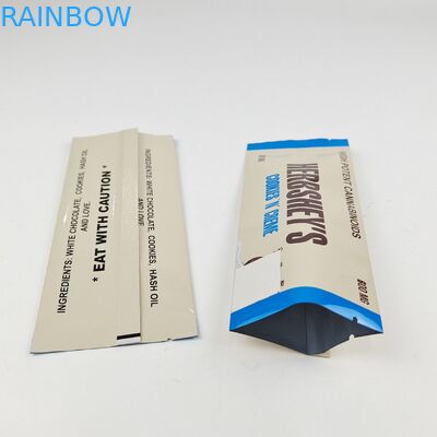 পাইকারি কাস্টম মুদ্রিত পিছনে সিল পকেট চকলেট শক্তি বার কুকিজ স্ন্যাক প্যাকেজিং