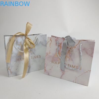 কাস্টমাইজড পেপার ব্যাগ লোগো প্রিন্টিং সহ শপিংয়ের জন্য বায়োডেগ্রেডেবল পেপার পকেট