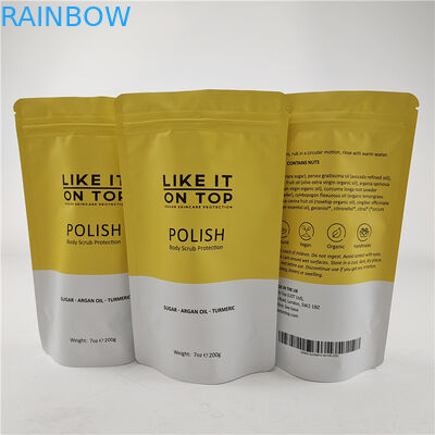 কাস্টমাইজড সাইজ ডিজাইন স্ট্যান্ড আপ প্যাকেজ উইথ জিপার গ্রাভারে/ডিজিটাল প্রিন্টেড প্যাকেজিং প্যাকেজ