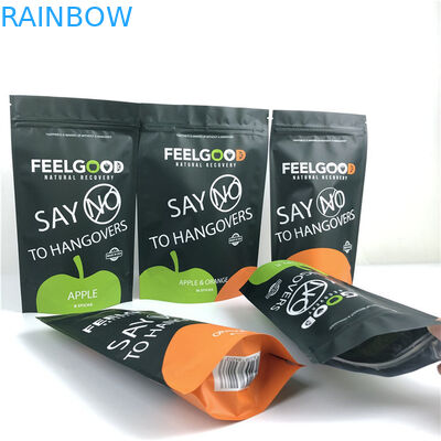 কাস্টম লোগো মুদ্রিত স্ট্যান্ড আপ জিপার পকেট গন্ধ প্রতিরোধী জলরোধী প্লাস্টিক প্যাকেজিং ব্যাগ