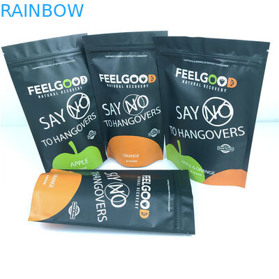 কাস্টম লোগো মুদ্রিত স্ট্যান্ড আপ জিপার পকেট গন্ধ প্রতিরোধী জলরোধী প্লাস্টিক প্যাকেজিং ব্যাগ