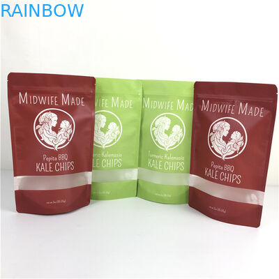 খাদ্য প্যাকেজিং ফ্ল্যাট প্লাস্টিকের জিপলক ব্যাগ জিপকার সহ অ্যালুমিনিয়াম ফয়েল ব্যাগ