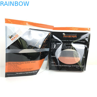 ম্যাট অ্যালুমিনিয়াম ফয়েল স্ট্যান্ড আপ পকেট জিপলক গ্রাভুর প্রিন্টিং কাস্টমাইজড রঙ