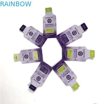 10 রং কাস্টম ম্যাট অ্যালুমিনিয়াম ফয়েল স্ট্যান্ড আপ পকেট জিপলক ডয়প্যাক ব্যাগ খাবারের জন্য