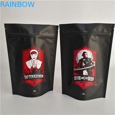 কাস্টম ম্যাট ফিনিস গন্ধ প্রতিরোধী ব্যাগ আর্দ্রতা প্রতিরোধী পুনরায় বন্ধযোগ্য প্লাস্টিকের খাদ্য সিল প্যাকেজিং