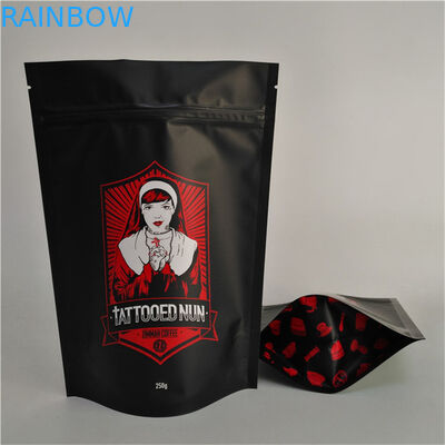 কাস্টম ম্যাট ফিনিস গন্ধ প্রতিরোধী ব্যাগ আর্দ্রতা প্রতিরোধী পুনরায় বন্ধযোগ্য প্লাস্টিকের খাদ্য সিল প্যাকেজিং