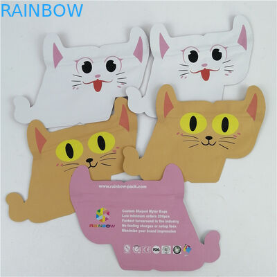 শীর্ষ মানের কাস্টম লোগো মুদ্রিত উন্নত বিশেষ আকৃতি প্যাকেজিং প্লাস্টিকের ফয়েল পকেট ব্যাগ