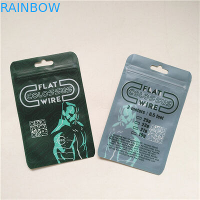 প্রোমোশন পুনর্ব্যবহারযোগ্য গুণমানের নিশ্চয়তা জিপার কাস্টমাইজড আকারের নকশা সহ থ্রি সাইড সিলড মাইলার প্যাকেজিং ব্যাগ