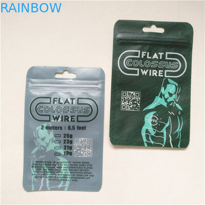 প্রোমোশন পুনর্ব্যবহারযোগ্য গুণমানের নিশ্চয়তা জিপার কাস্টমাইজড আকারের নকশা সহ থ্রি সাইড সিলড মাইলার প্যাকেজিং ব্যাগ