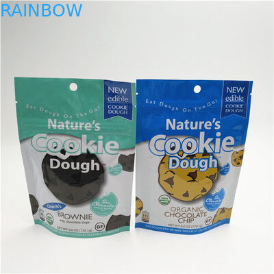 তাপ সীল কাস্টম লোগো মুদ্রিত স্ট্যান্ড আপ জিপার পকেট পুনরায় বন্ধযোগ্য প্লাস্টিকের খাদ্য প্যাকেজিং