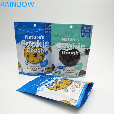 তাপ সীল কাস্টম লোগো মুদ্রিত স্ট্যান্ড আপ জিপার পকেট পুনরায় বন্ধযোগ্য প্লাস্টিকের খাদ্য প্যাকেজিং