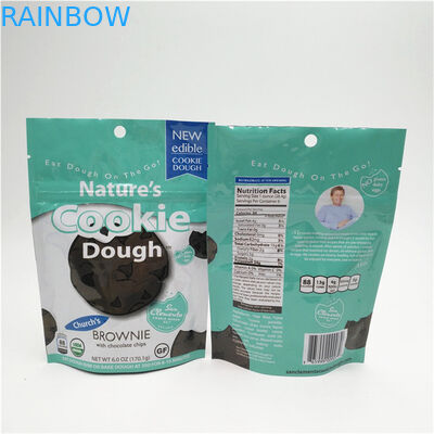 তাপ সীল কাস্টম লোগো মুদ্রিত স্ট্যান্ড আপ জিপার পকেট পুনরায় বন্ধযোগ্য প্লাস্টিকের খাদ্য প্যাকেজিং