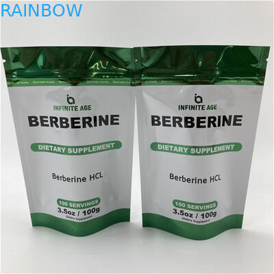 পাইকারি কাস্টম মুদ্রিত স্ট্যান্ডিং খালি পকেট গুণমান নিশ্চিত প্যাকেজিং মাইলার অ্যালুমিনিয়াম ফয়েল ব্যাগ সঙ্গে অশ্রু খাঁজ