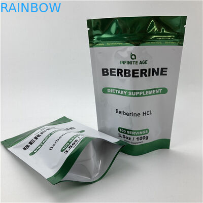 পাইকারি কাস্টম মুদ্রিত স্ট্যান্ডিং খালি পকেট গুণমান নিশ্চিত প্যাকেজিং মাইলার অ্যালুমিনিয়াম ফয়েল ব্যাগ সঙ্গে অশ্রু খাঁজ