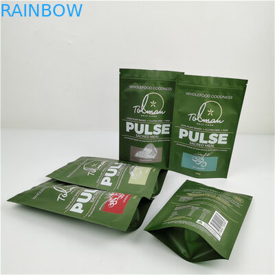 খাদ্য প্যাকেজিং উপাদান ম্যাট অ্যালুমিনিয়াম ফয়েল 250 গ্রাম 1 কেজি প্যাকেজ সঙ্গে স্ট্যান্ড আপ চা ব্যাগ প্যাকেজিং